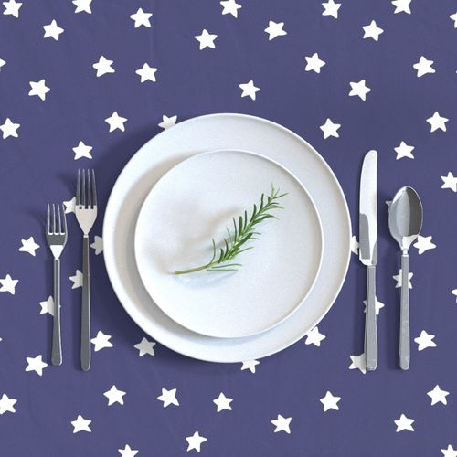 Dancing Stars in Navy Tablecloths
