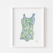  Hydrangea Swimsuit Art Print