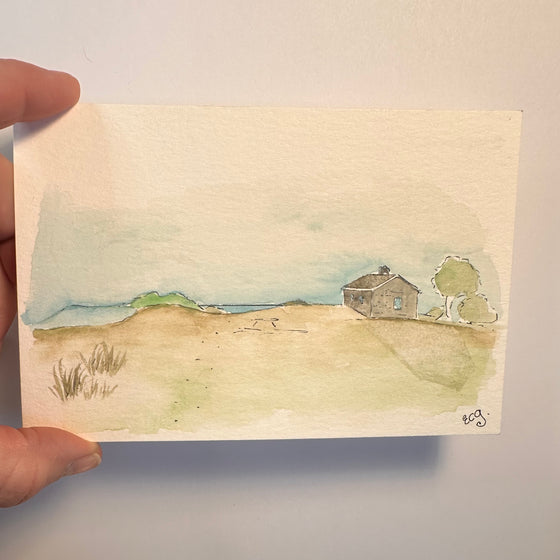 Sanford Farm Barn Postcard