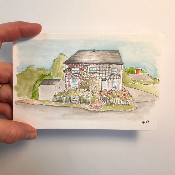 ‘Sconset Pump Cottage Postcard