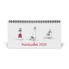 2025 Nantucket Watercolor Desktop Calendar