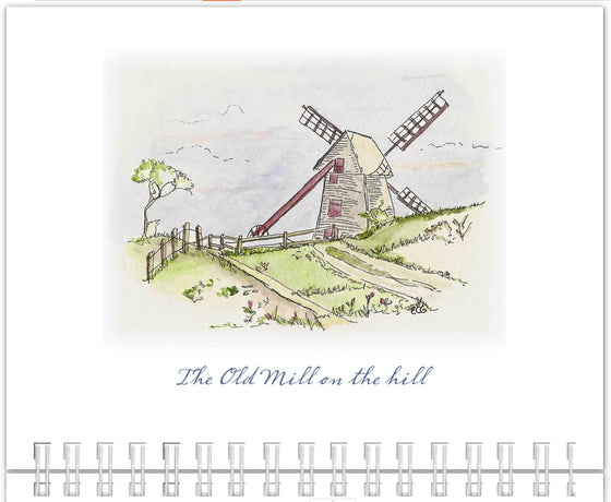 2025 Front Porch Studio Nantucket Wall calendar