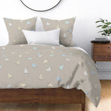  Tossed Boats Duvet Cover in Fawn