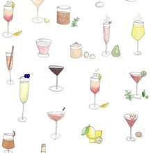  Happy Hour Wallpaper and Fabric Swatch