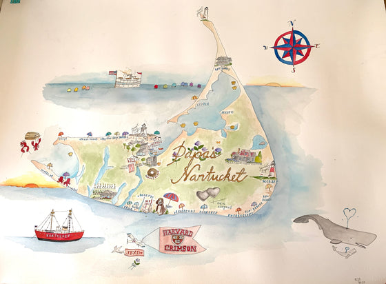 Custom Nantucket Maps