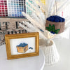 Pint of Blueberry Framed Watercolor, Ornament & Basket