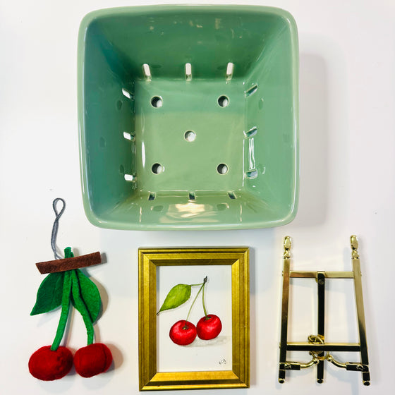 Cherry Art Berry Basket