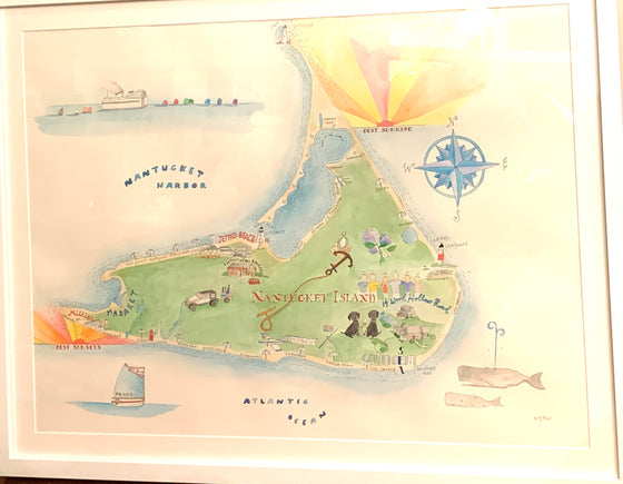 Custom Nantucket Maps