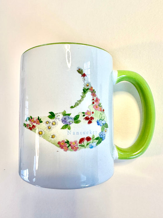 Floral Nantucket Mug