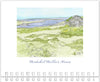 2025 Front Porch Studio Nantucket Wall calendar