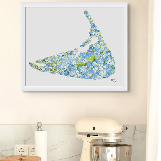 Hydrangea Island Art Print