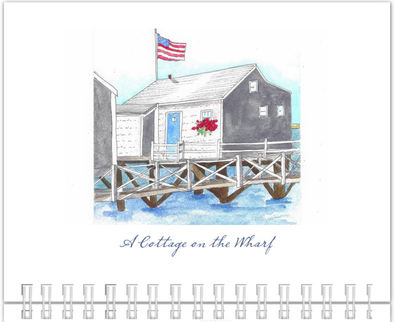 2025 Front Porch Studio Nantucket Wall calendar