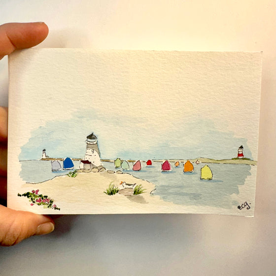 Rainbow Fleet Postcard