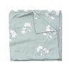 Tossed Blossoms in Meadow Sage Duvet Cover