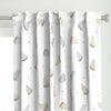 Tossed Boats in Cloud Curtain Panel