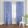 Tossed Boats in Navy Curtain Panel