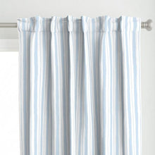  Watery Stripes Curtain Panel in Sky