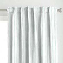  Watery Stripes Curtain Panel in Sea Glass