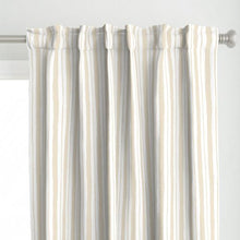  Watery Stripes Curtain Panel in Sand