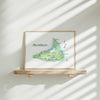 Whimsy Nantucket Map