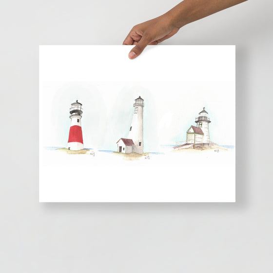 Nantucket's Three Lighthouses