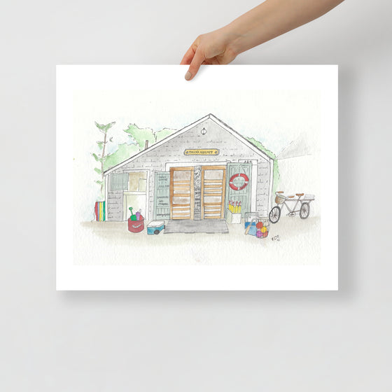 Millie's Market Art Print