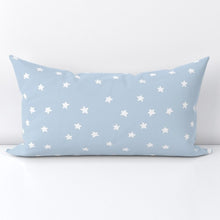  Dancing Stars in Blue Sky Lumbar Pillow