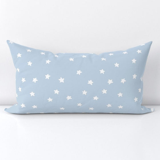 Dancing Stars in Blue Sky Lumbar Pillow